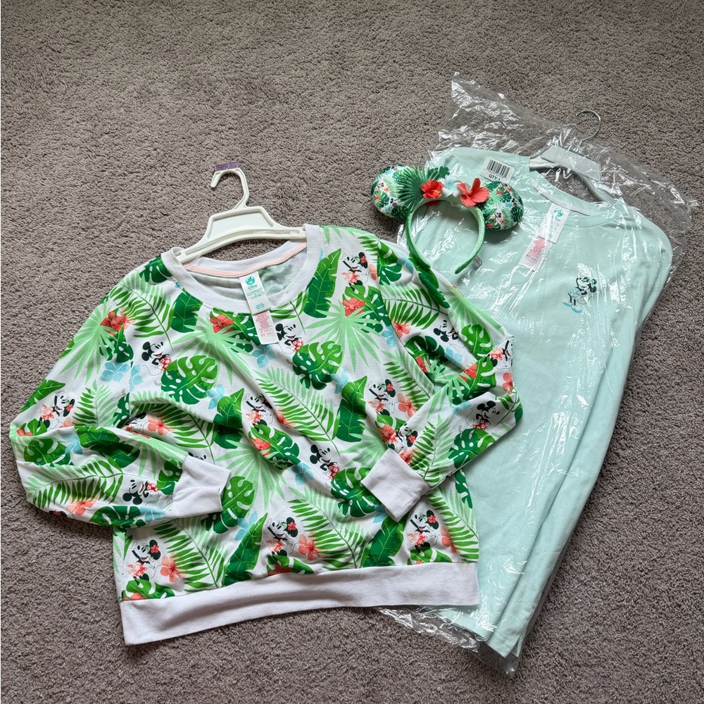 GUC Disney Paradise Collection - Long Sleeve shirts and matching tropical ears